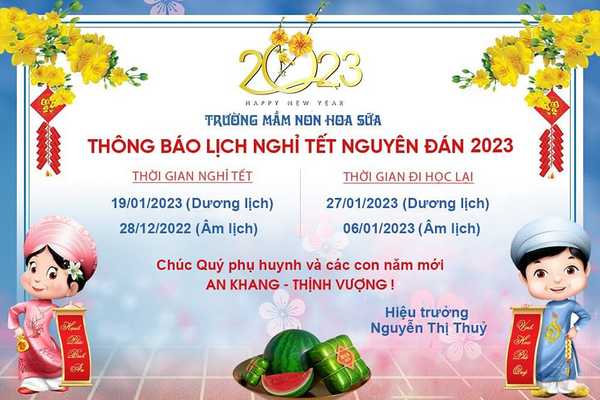 THÔNG BÁO LỊCH NGHỈ TẾT 📣📣📣