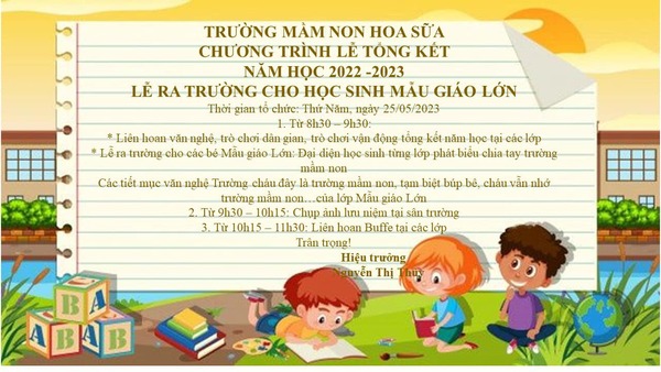 CHƯƠNG LỄ TỔNG KẾT NĂM HỌC 2022 -2023 