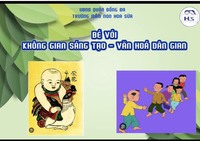 BÉ MẦM NON HOA SỮA VỚI VĂN HOÁ DÂN GIAN