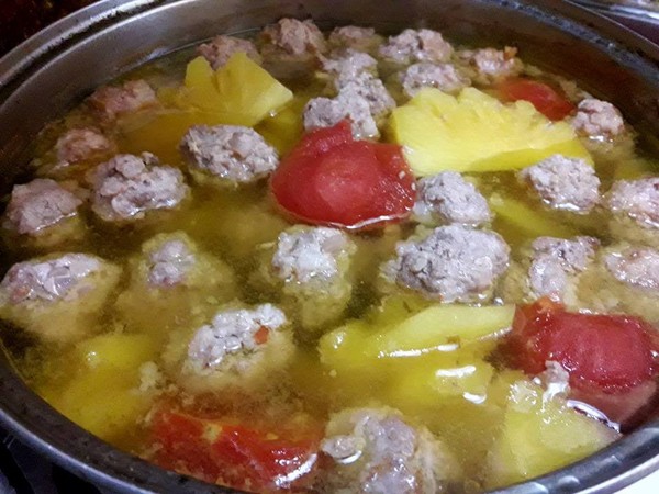Bún mọc tôm thịt